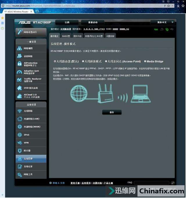 AC68U 经典升级,华硕 RT-AC1900P 无线路由器开箱测验