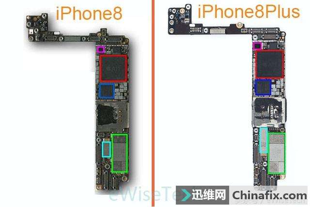 iPhone8拆解,内部布局变化不大