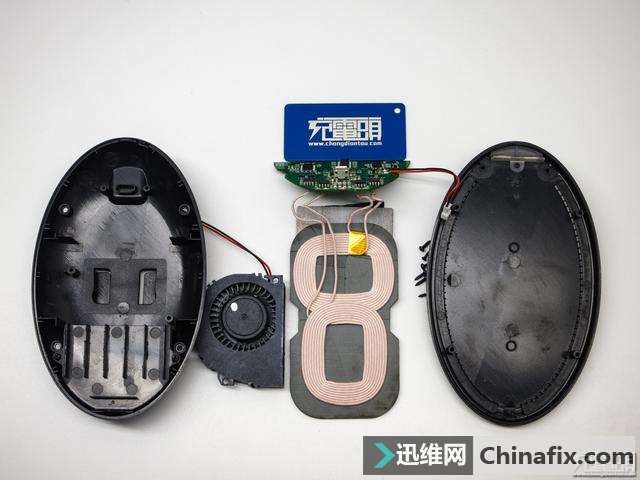自主散热的数码猫S440无线充电器拆解