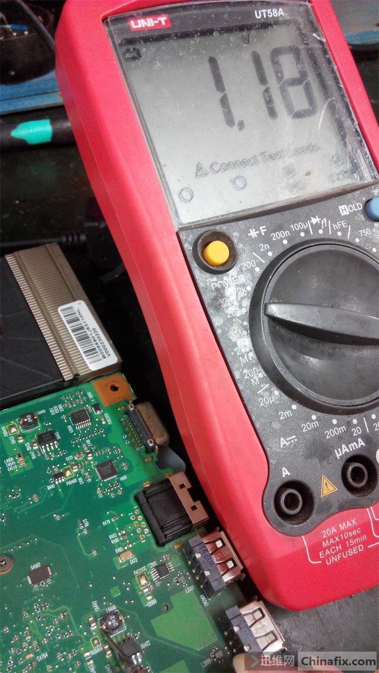 东芝c600d6050a357601amd芯片组不触发维修一例