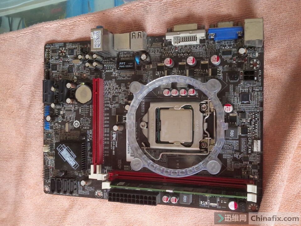 修复七彩虹cf-g6-mx主板1秒掉电,不靠技术靠运气.