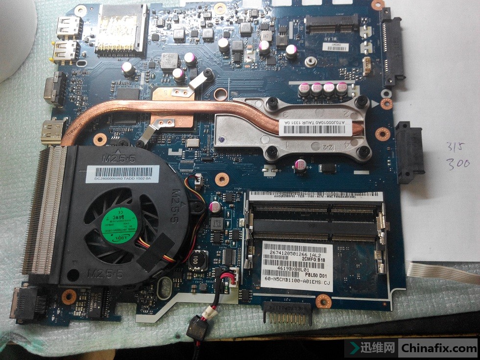 出售华硕x43b主板一片