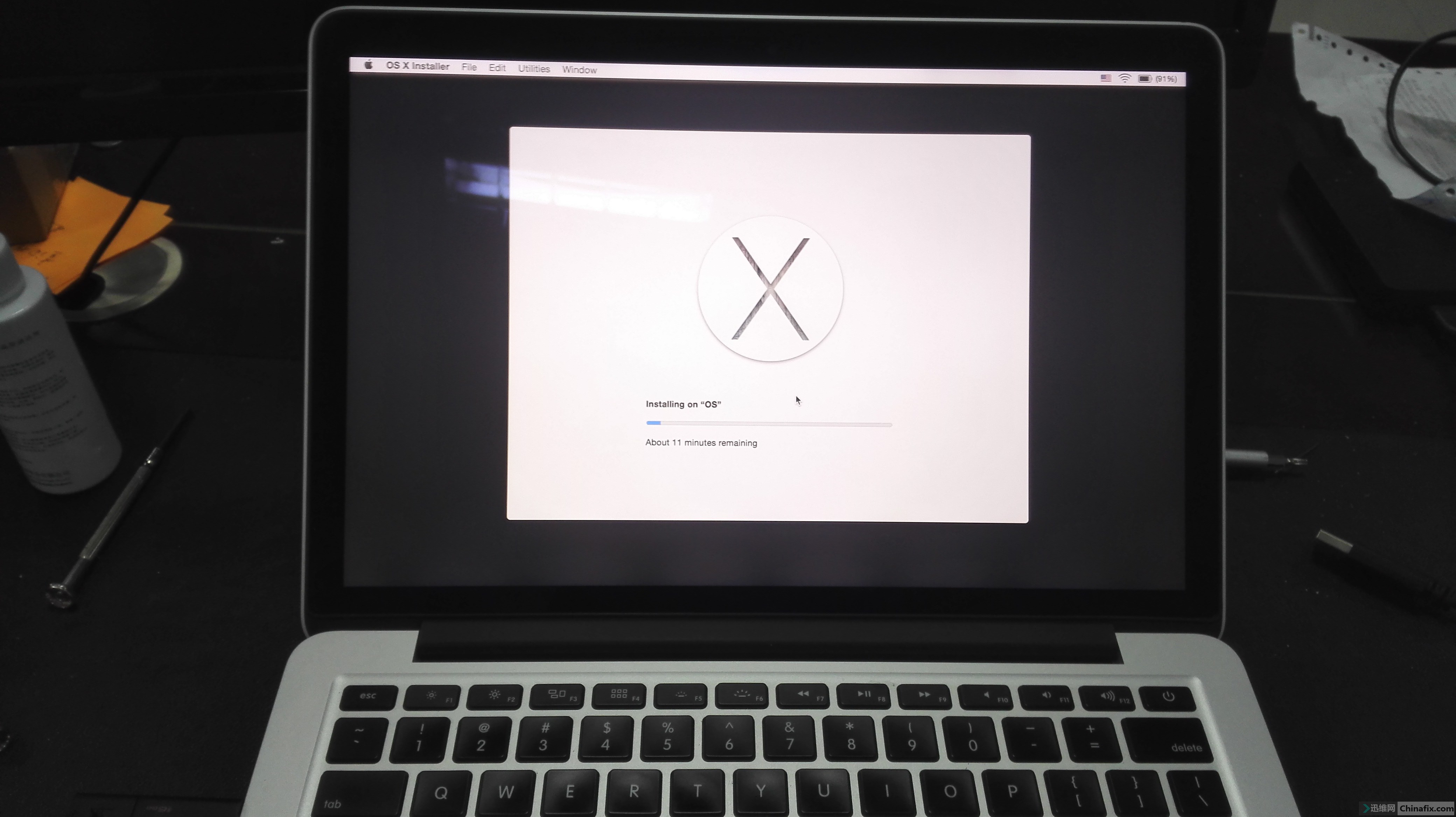 飞线修复retina macbook pro a1425 暗屏 屏幕背灯烧断