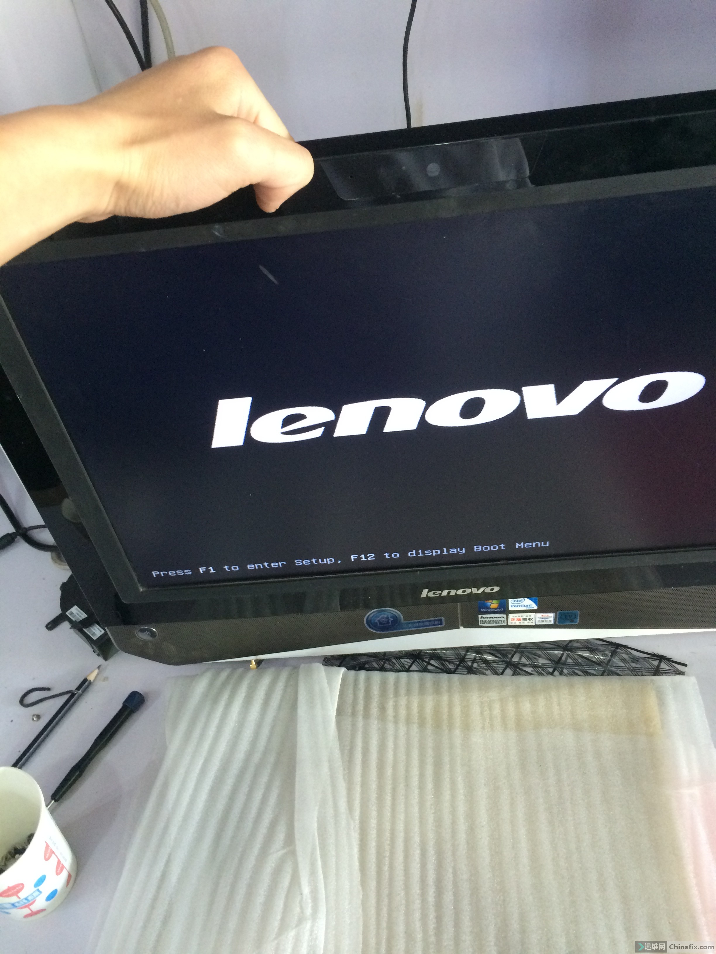 联想b320闪一下就灭可以听见进系统声音通病求精