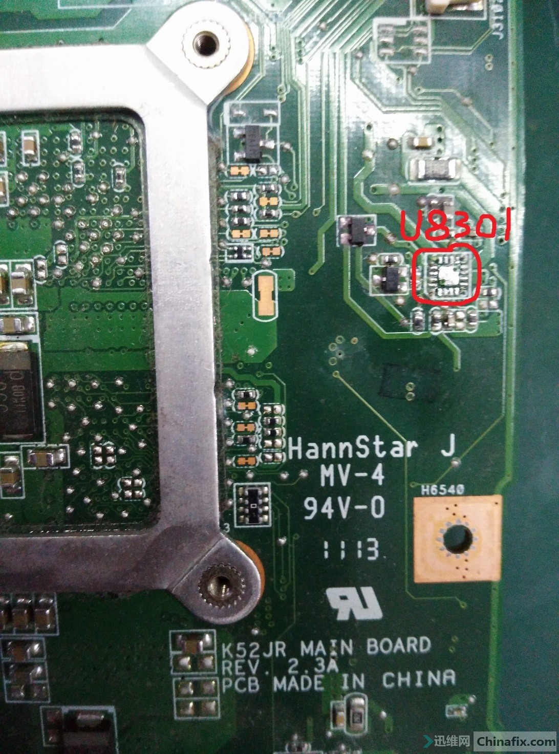 华硕k52jr主板进水帮忙看看这个io是什么