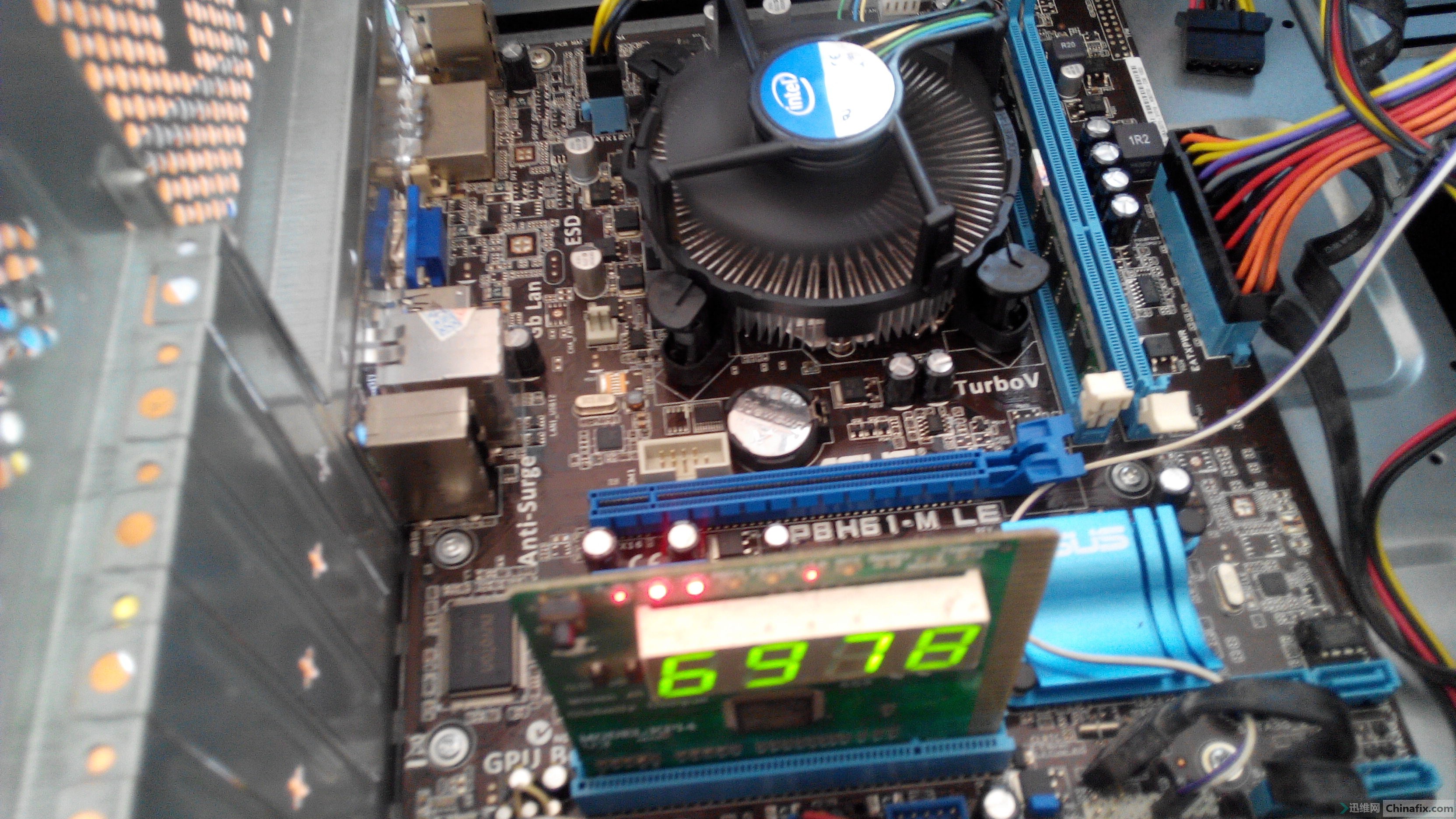 华硕p8h61mle刷bios之前与之后的不同症状