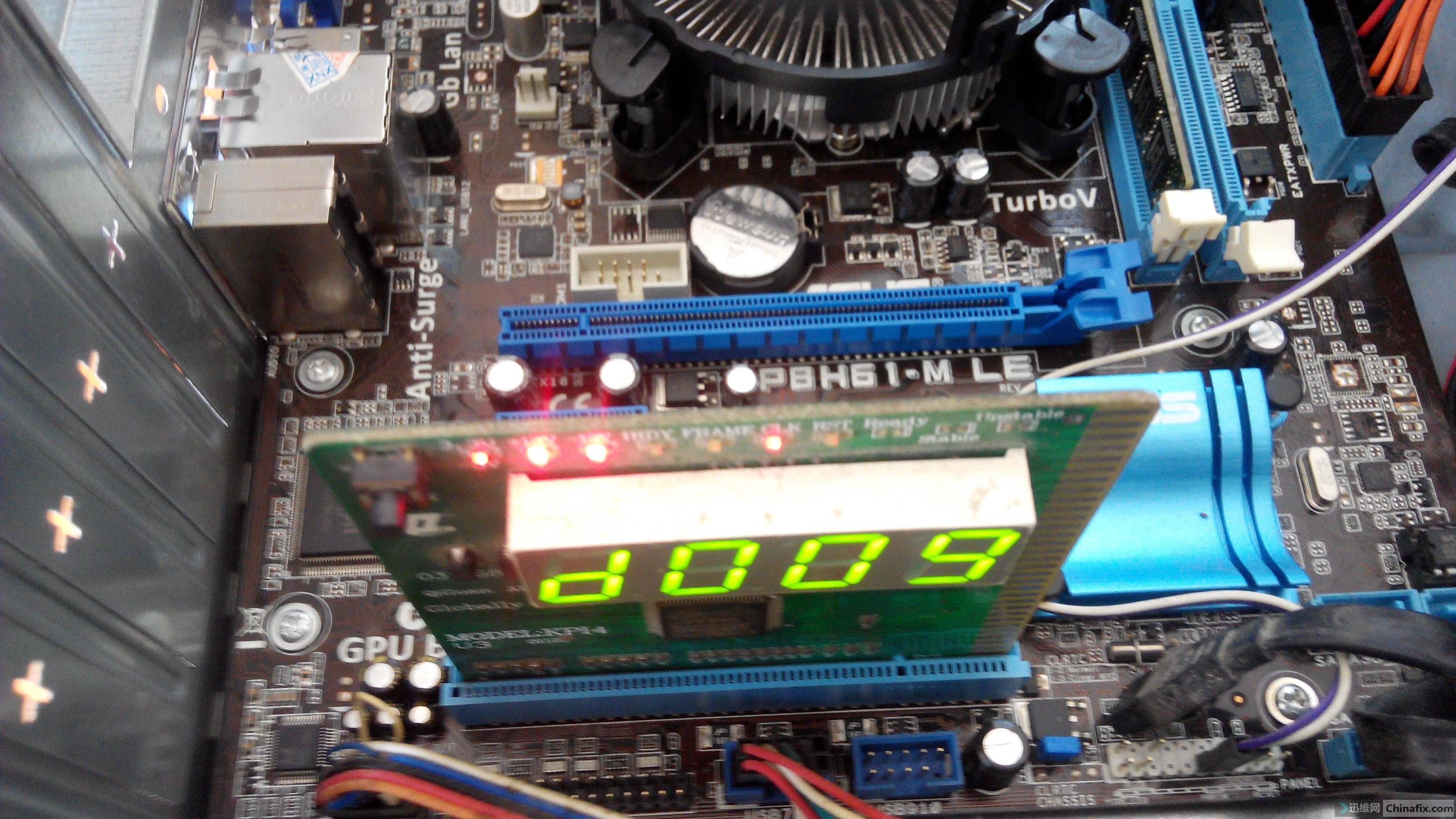 华硕p8h61mle刷bios之前与之后的不同症状