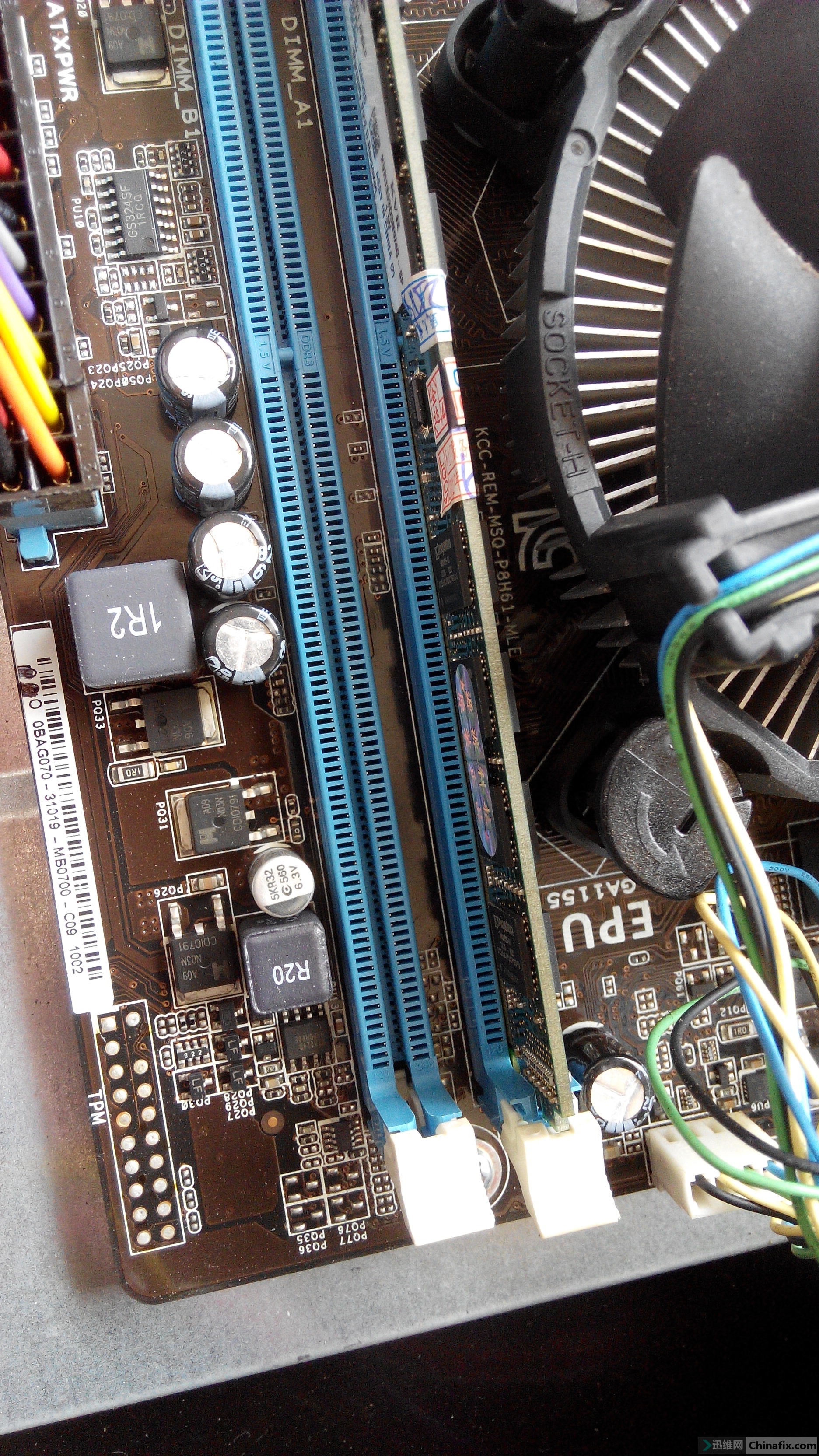 华硕p8h61mle刷bios之前与之后的不同症状