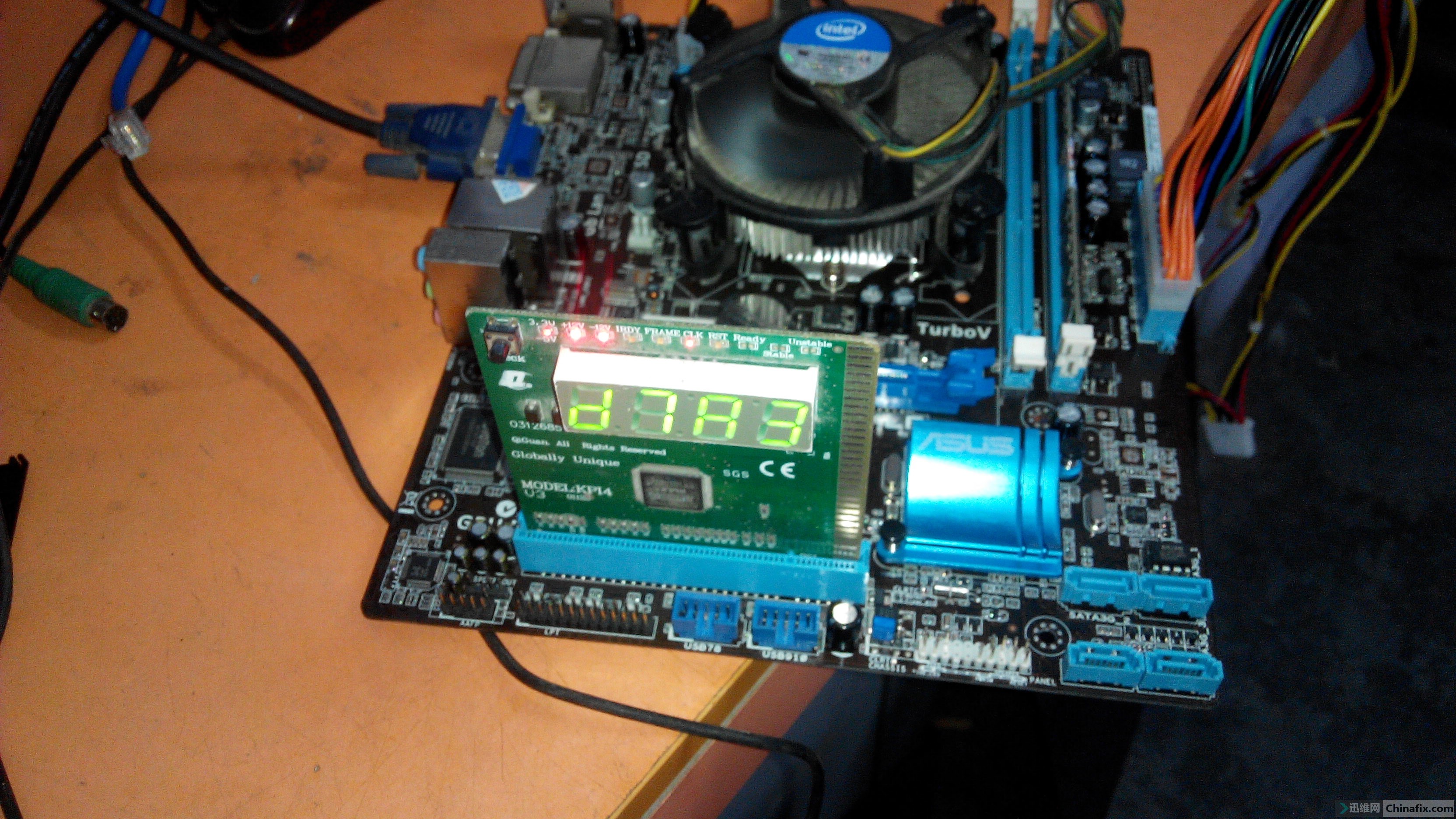 华硕p8h61mle刷bios之前与之后的不同症状