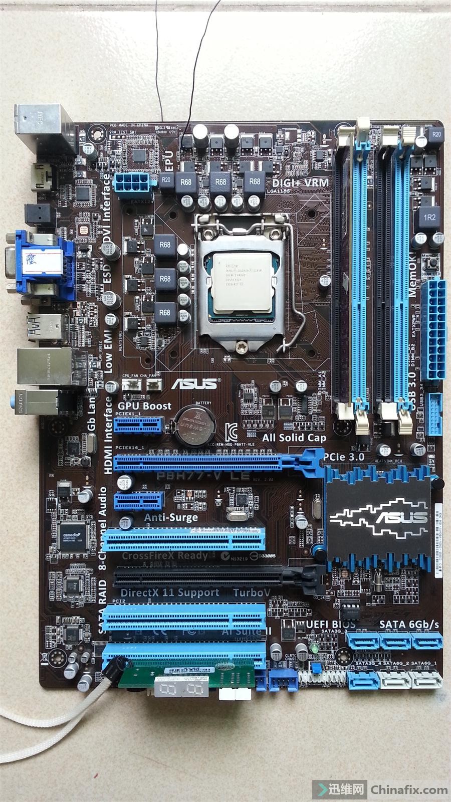 asus 华硕 p8h77-v le rev:2.