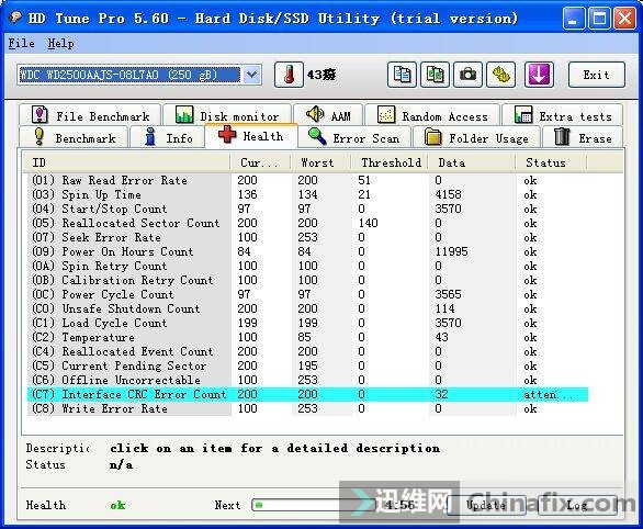ϲװڴԺ³ʦHD TUNEc7 crcӿ...