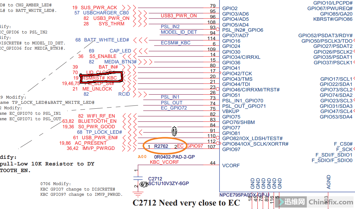 Itl5658e lenovo нет сигнала rsmrst