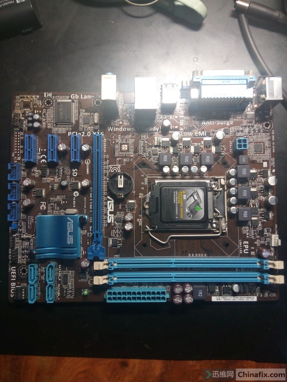 华硕主板p8h61-m lx,上机就烧音频芯片,换了主板还是这样