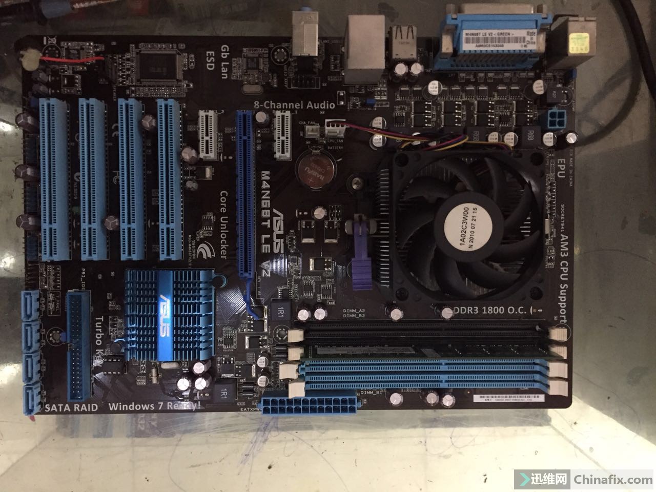 华硕m4n68tlev2型主板无法复位