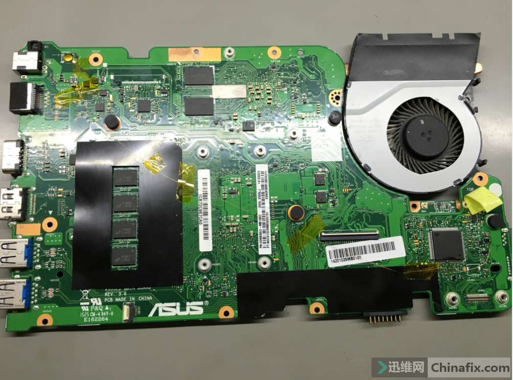 华硕k555l进水维修
