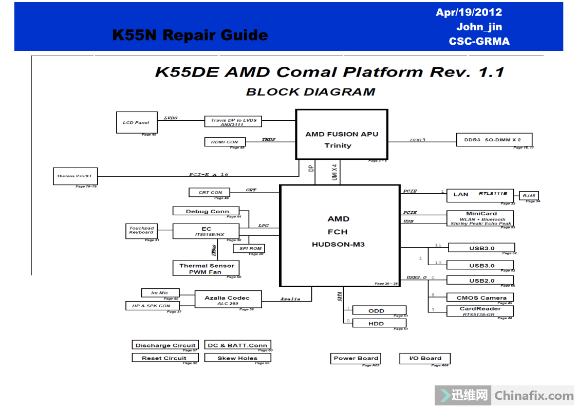 Asus k72d схема