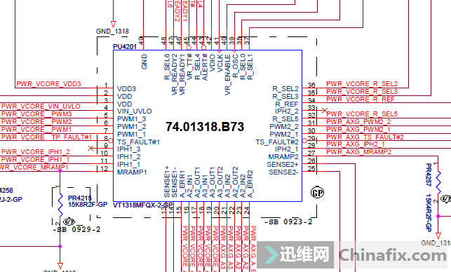 Vt1318mf нет питания процессора