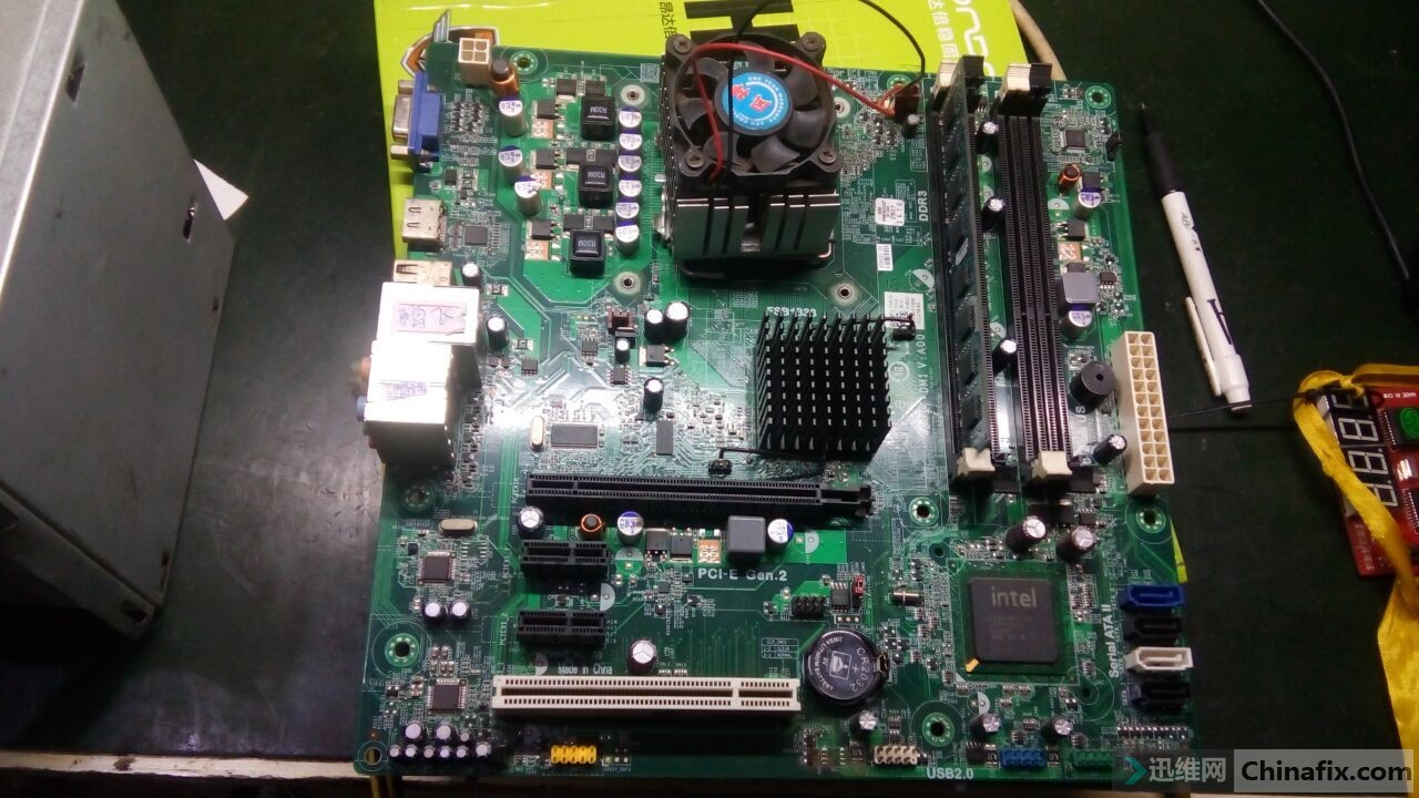 主板型号:g43t-dm1 内存报警 附图纸-迅维网-维修论坛