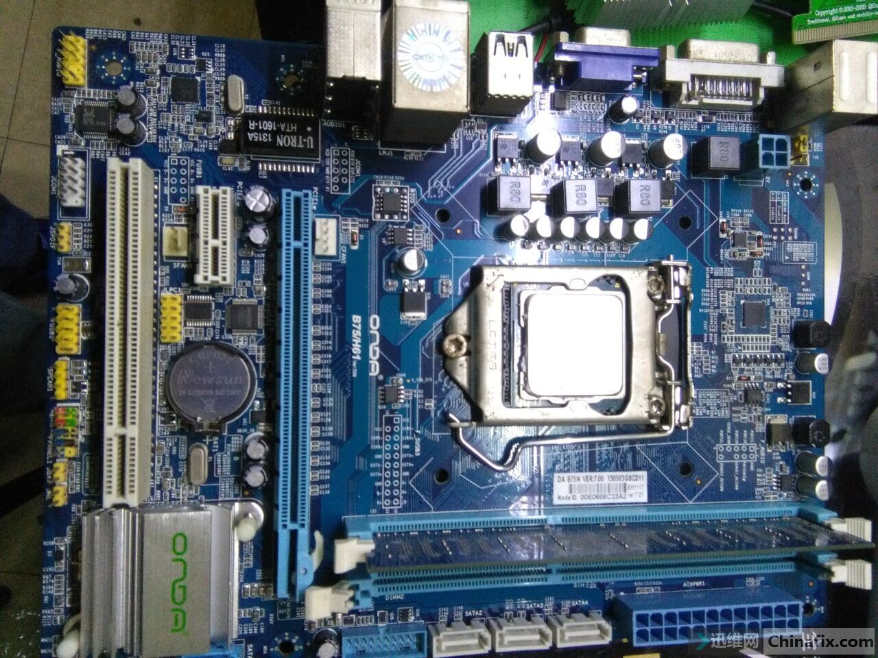 昂达b75ncpu没供电