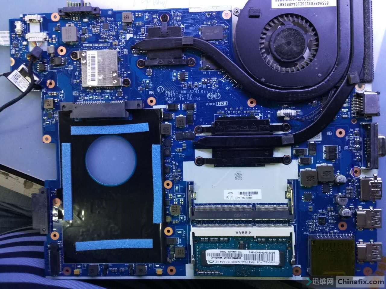 狗屎运秒修复,超新的机器thinkpad e555 nm-a241