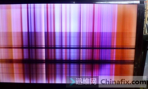 tcl液晶电视机屏幕边板故障维修