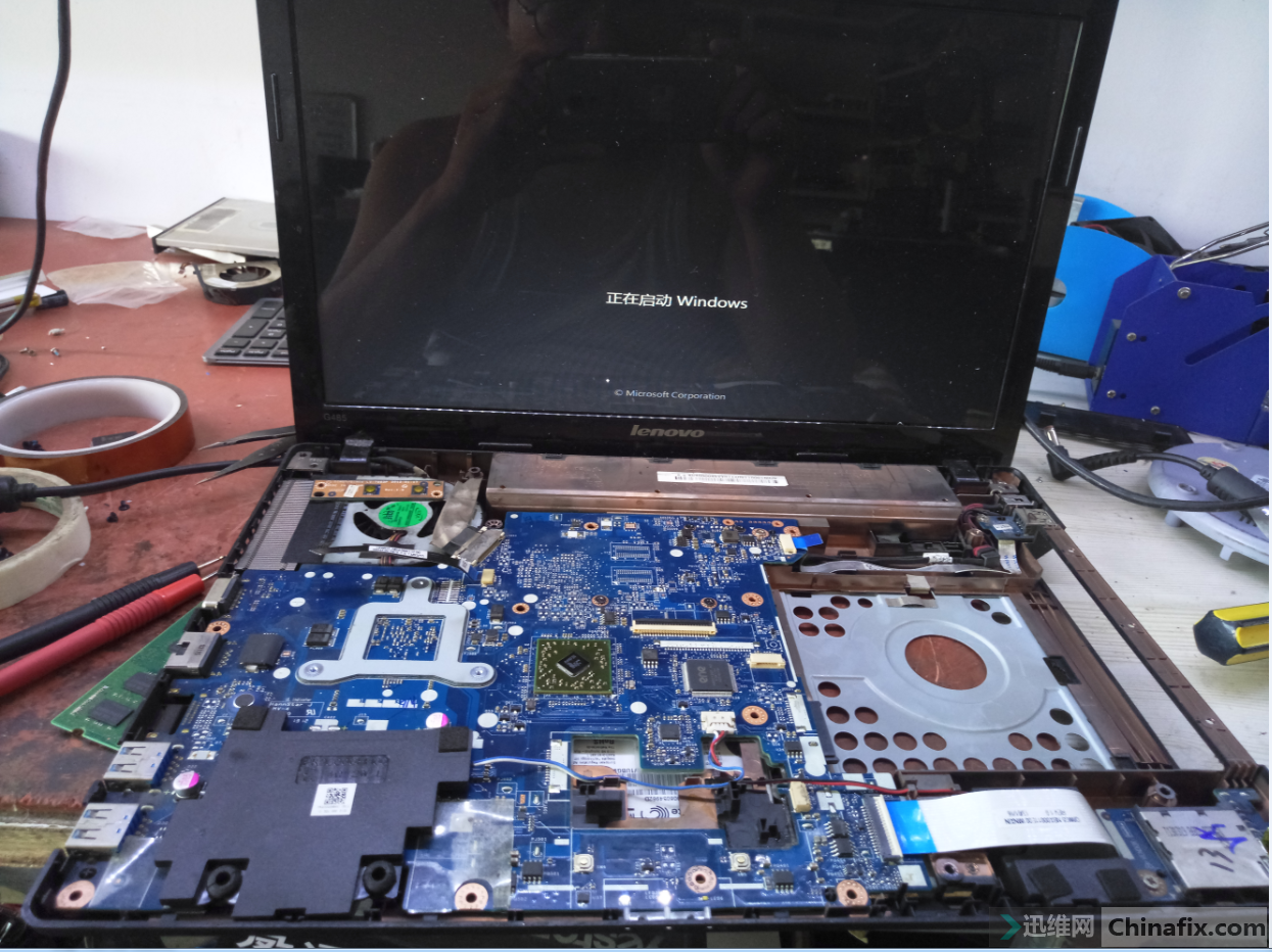 联想g485进可乐维修