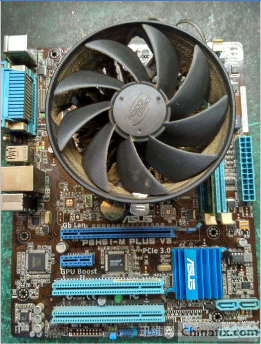 华硕p8h61-m plus v3 rev1.01 15秒关机求助!-迅维网-维修论坛