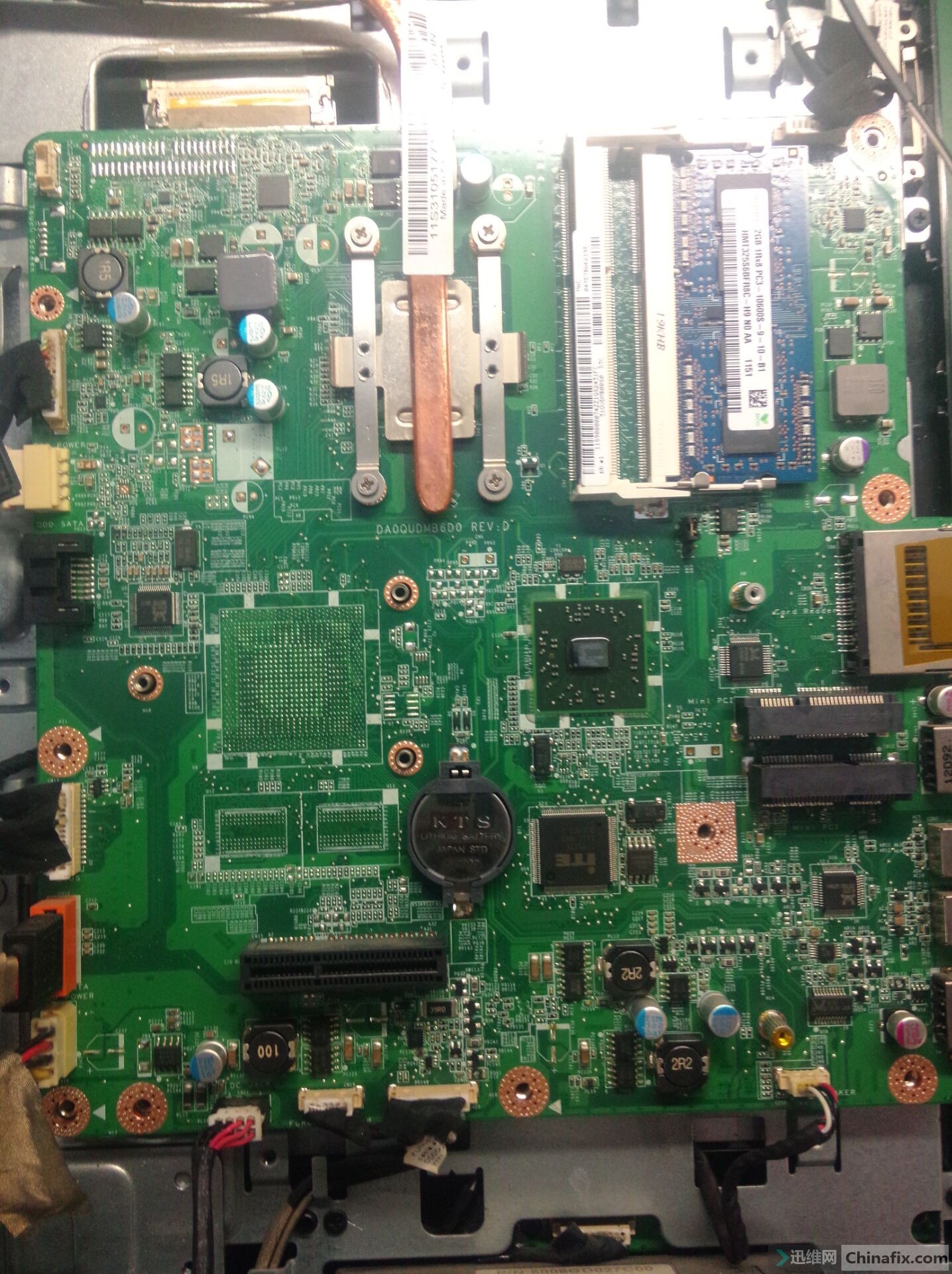 联想c225c225r一体机不加电通病集成cpuddr3内存集成显卡板号da0qudmb