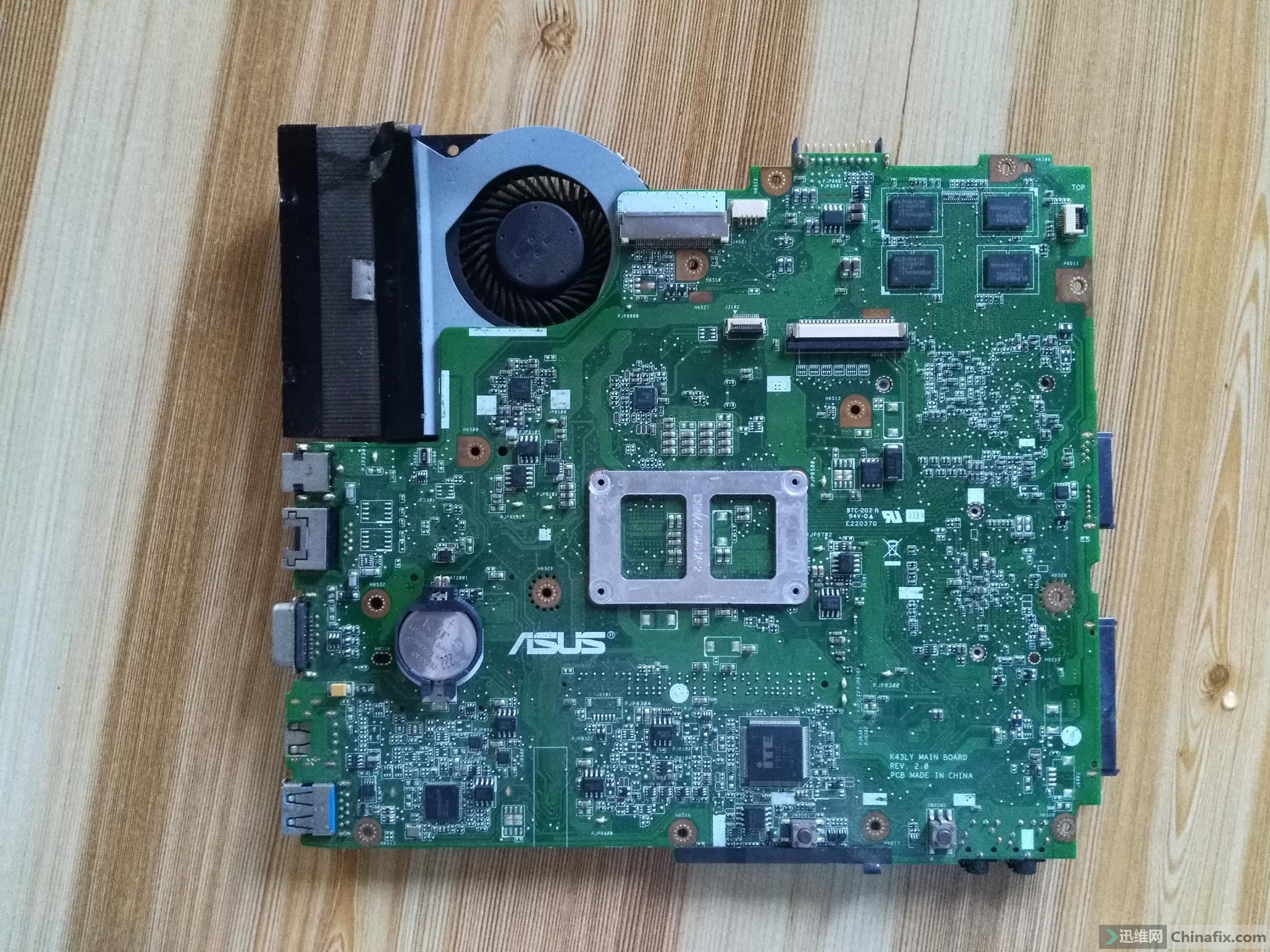 华硕k43ly坏主板