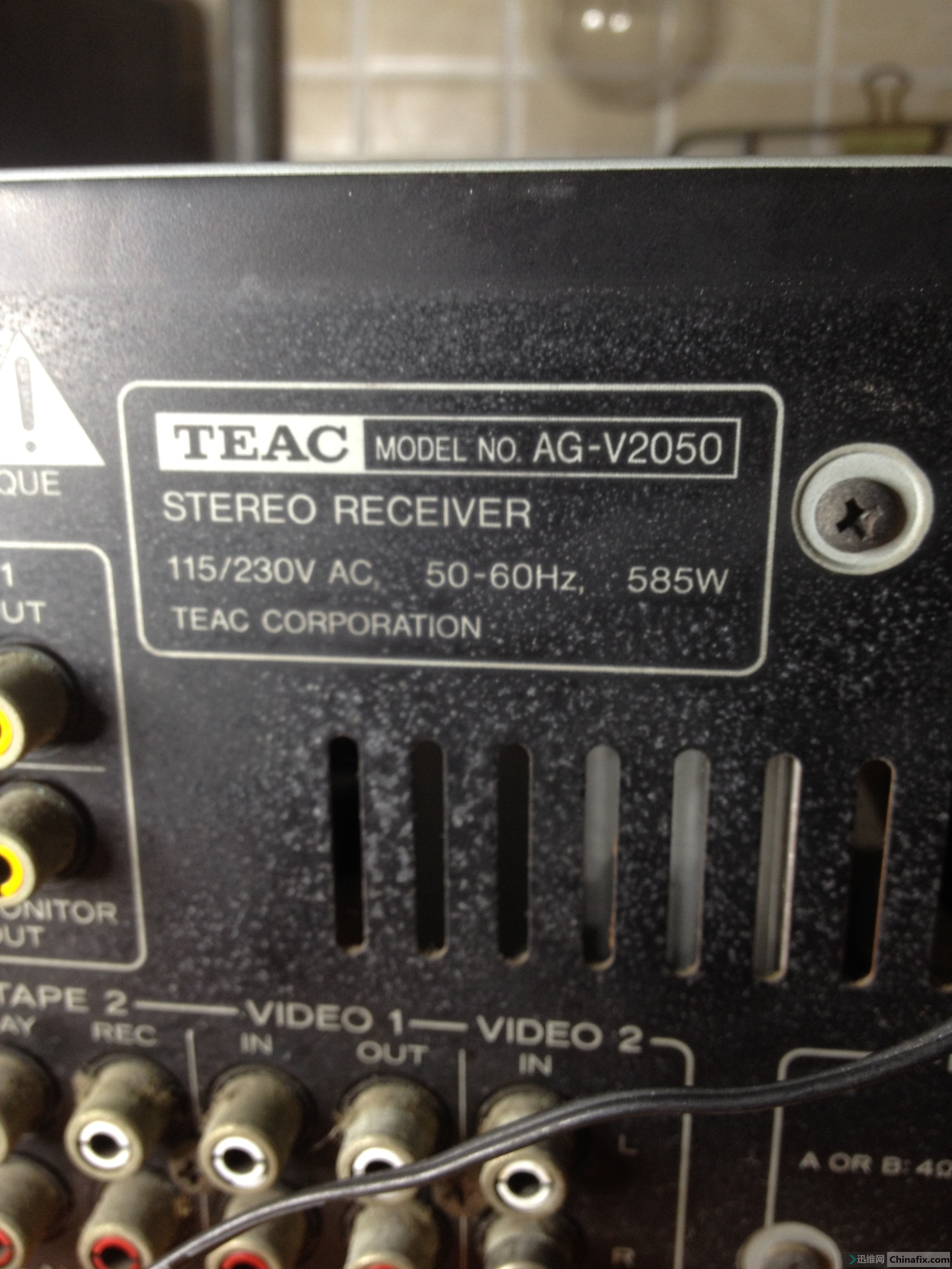 teac功放机声音输出求教