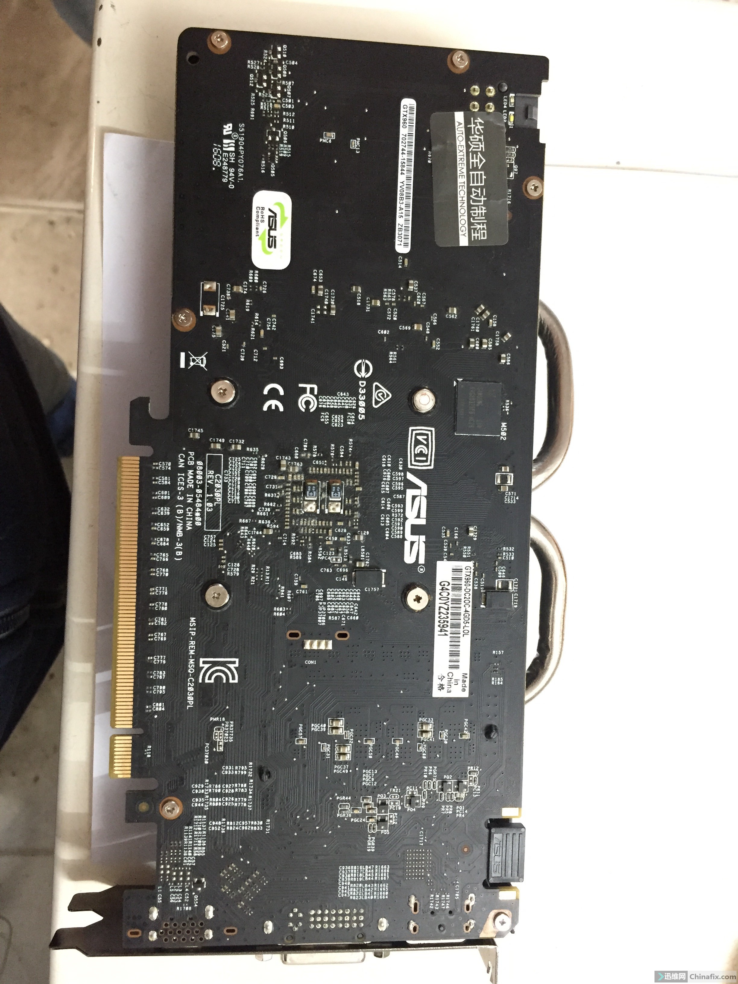 华硕gtx960dc4gd5lol问题卡