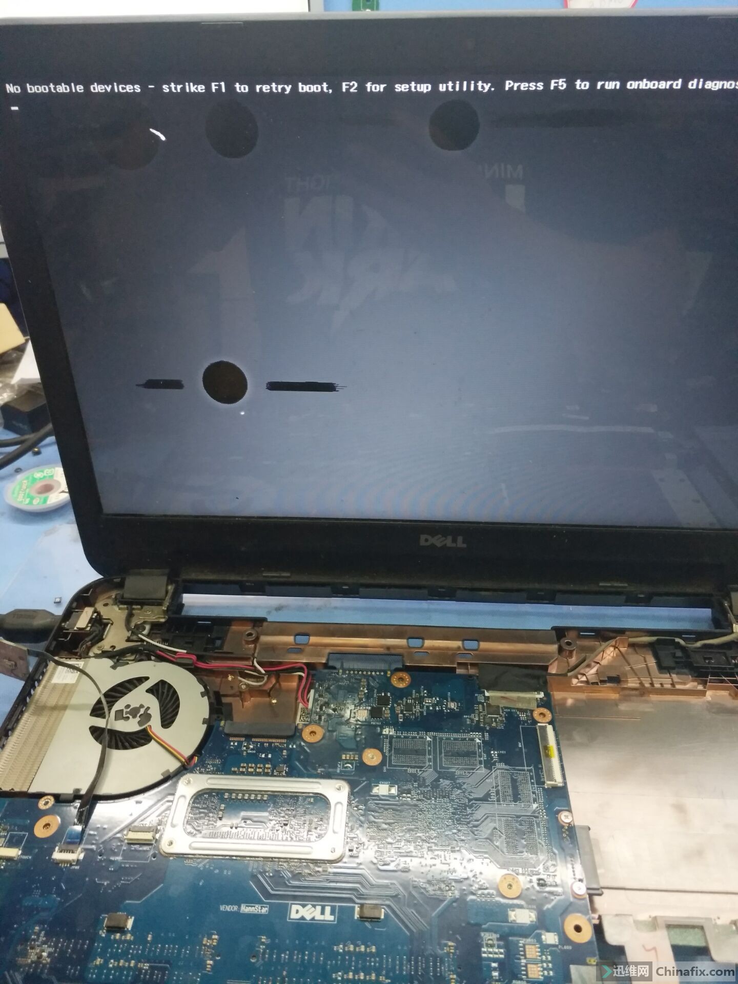 inspiron 15-3537 不出b 公共点维修苦恼