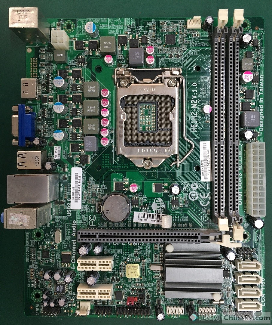 长城品牌机精英代工 h61h2-m2 v 1.0 bios设置和时间不能保存维修