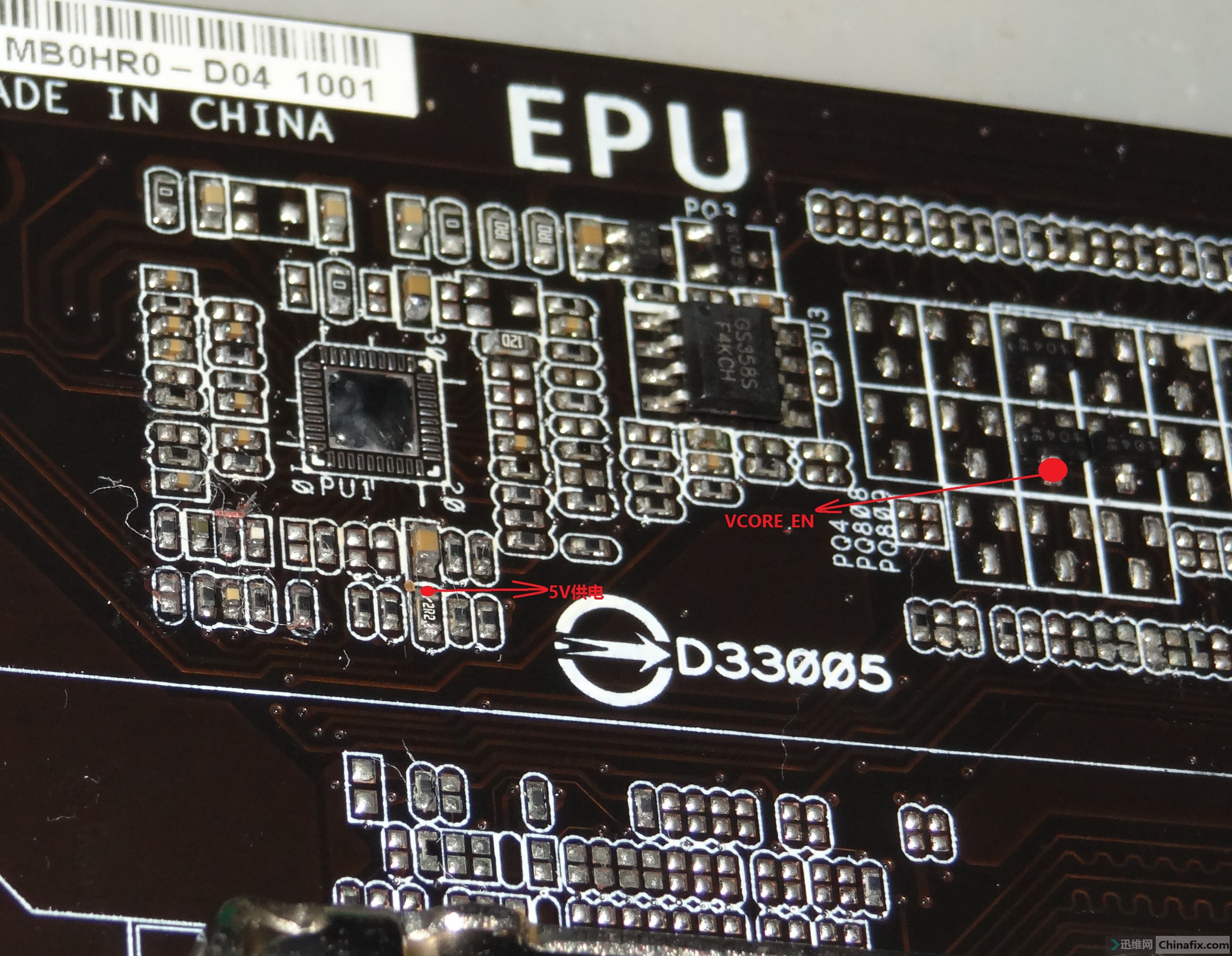 華碩b85m-k rev:1.01不出cpu電壓-迅維網-維修論壇