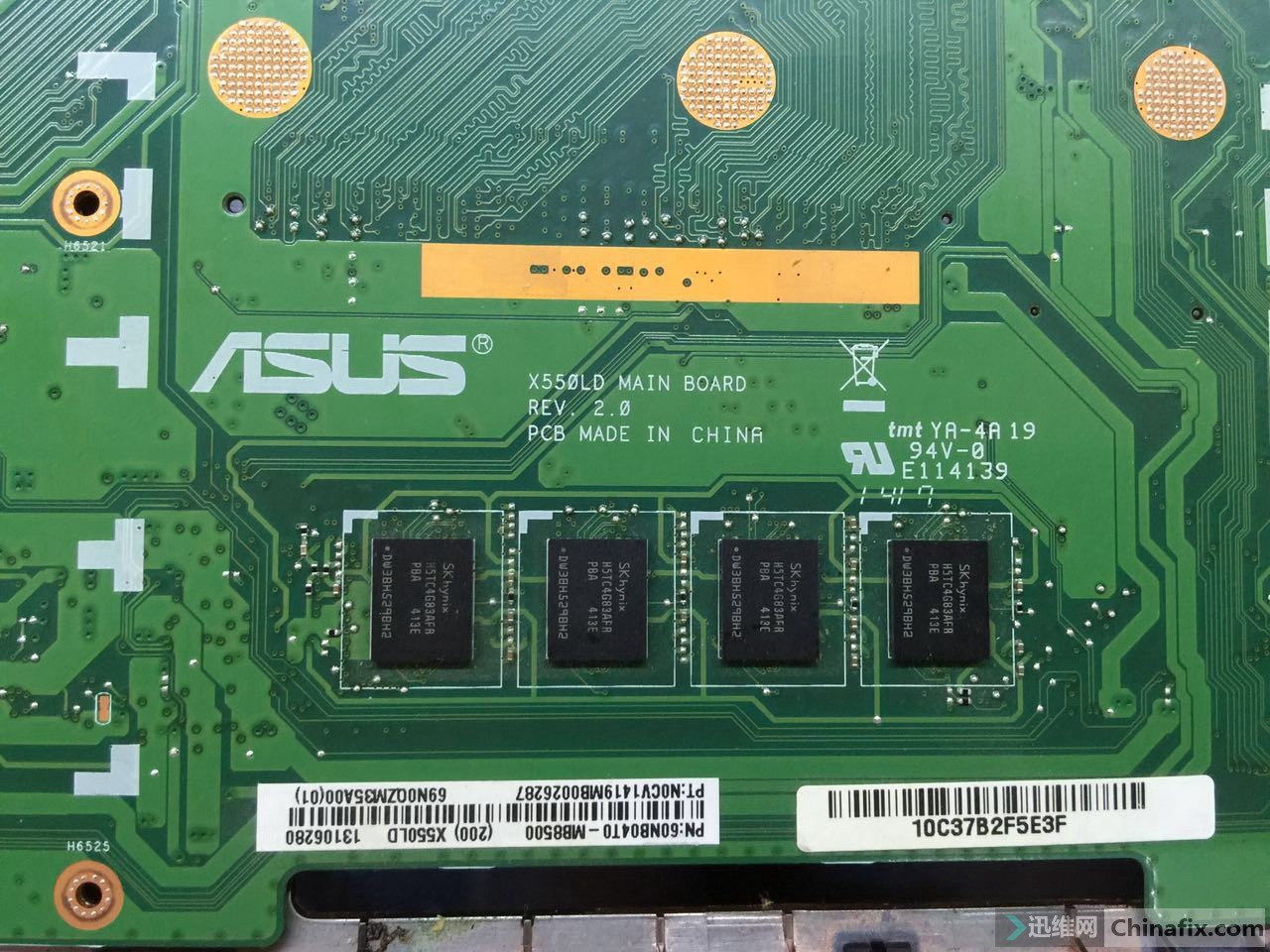 华硕f550ld板号x550ld20bios有图有真像