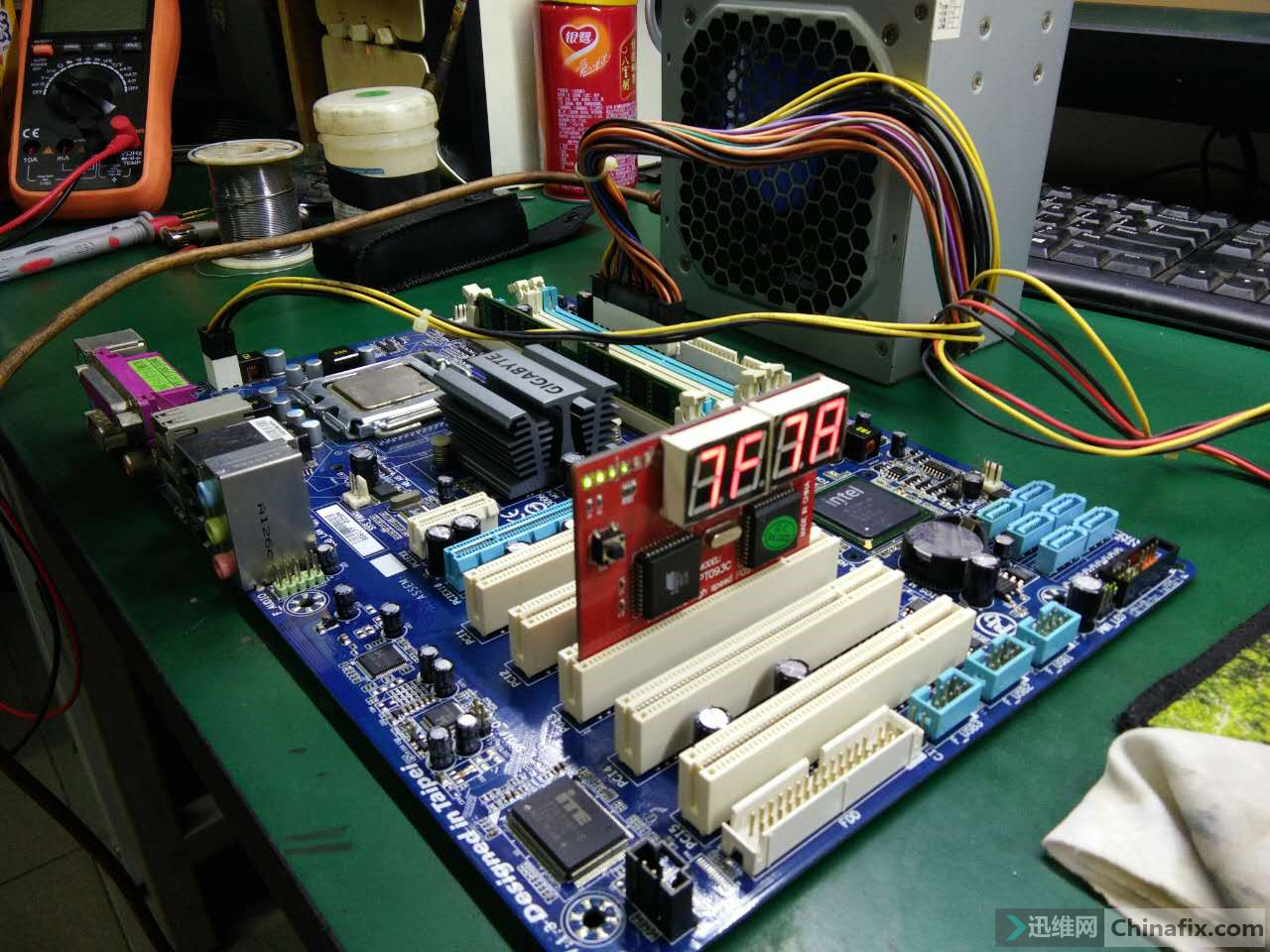 技嘉ga-p45t-es3g不触发维修