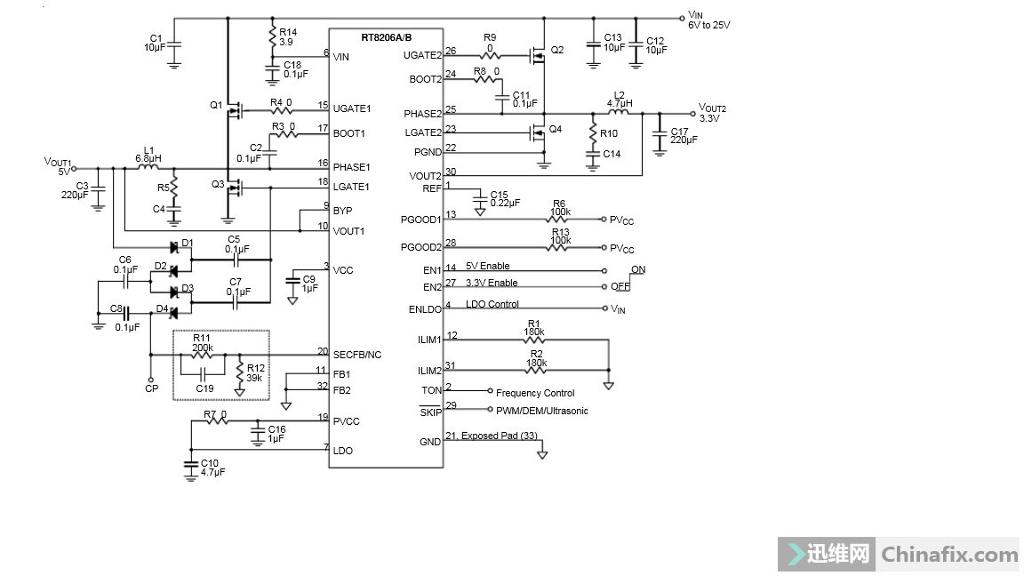 Rt8296ah схема включения