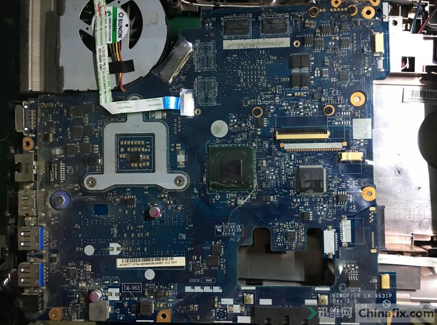 联想lenovog490触发掉电不开机故障