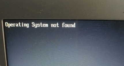 operating sustem not found ȥBIOS ˢ...