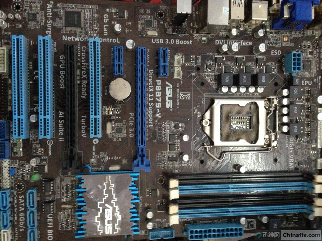 华硕p8b75vusb过流15秒关机奇葩案例