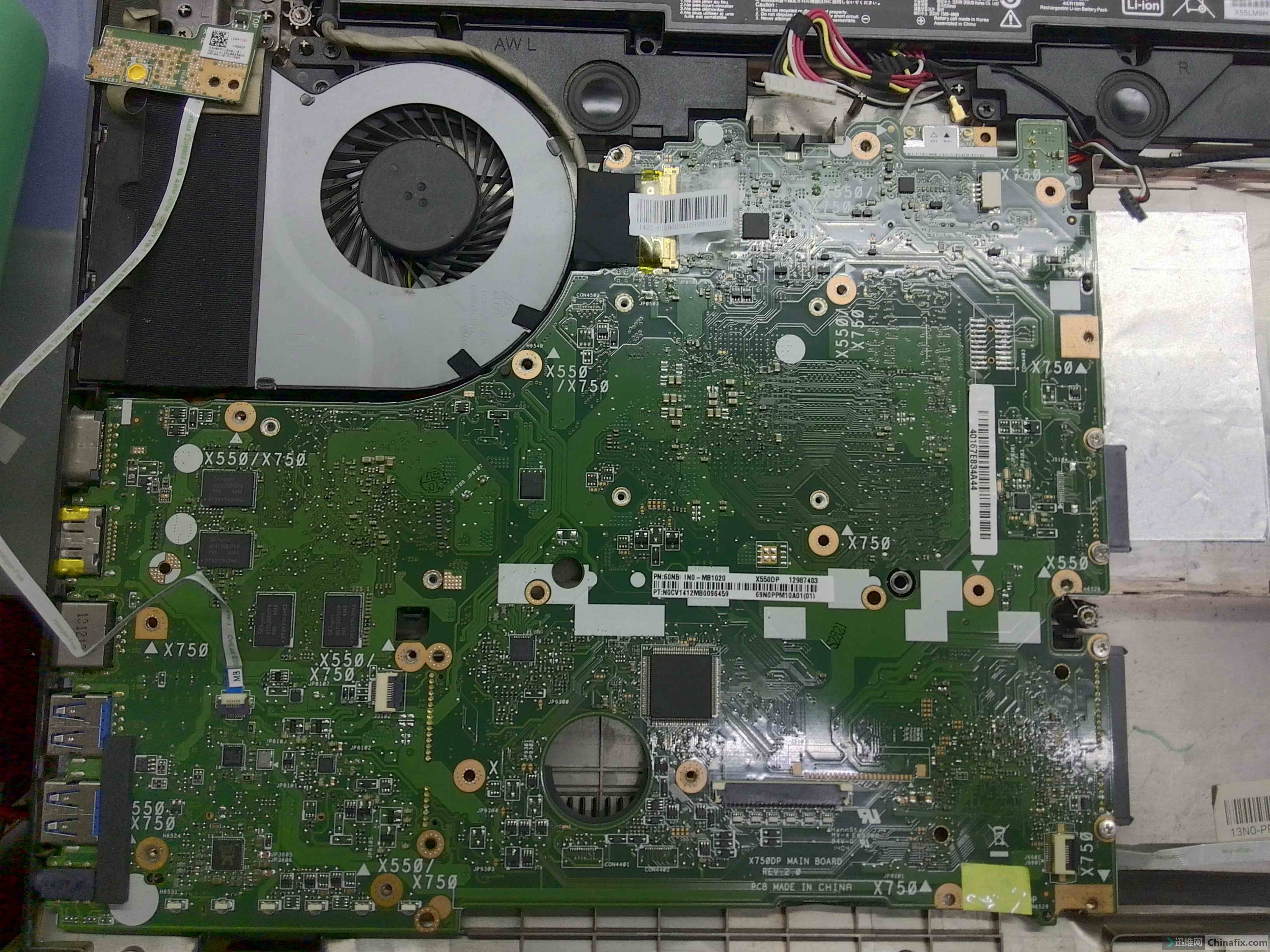 华硕k550d 不触发小修