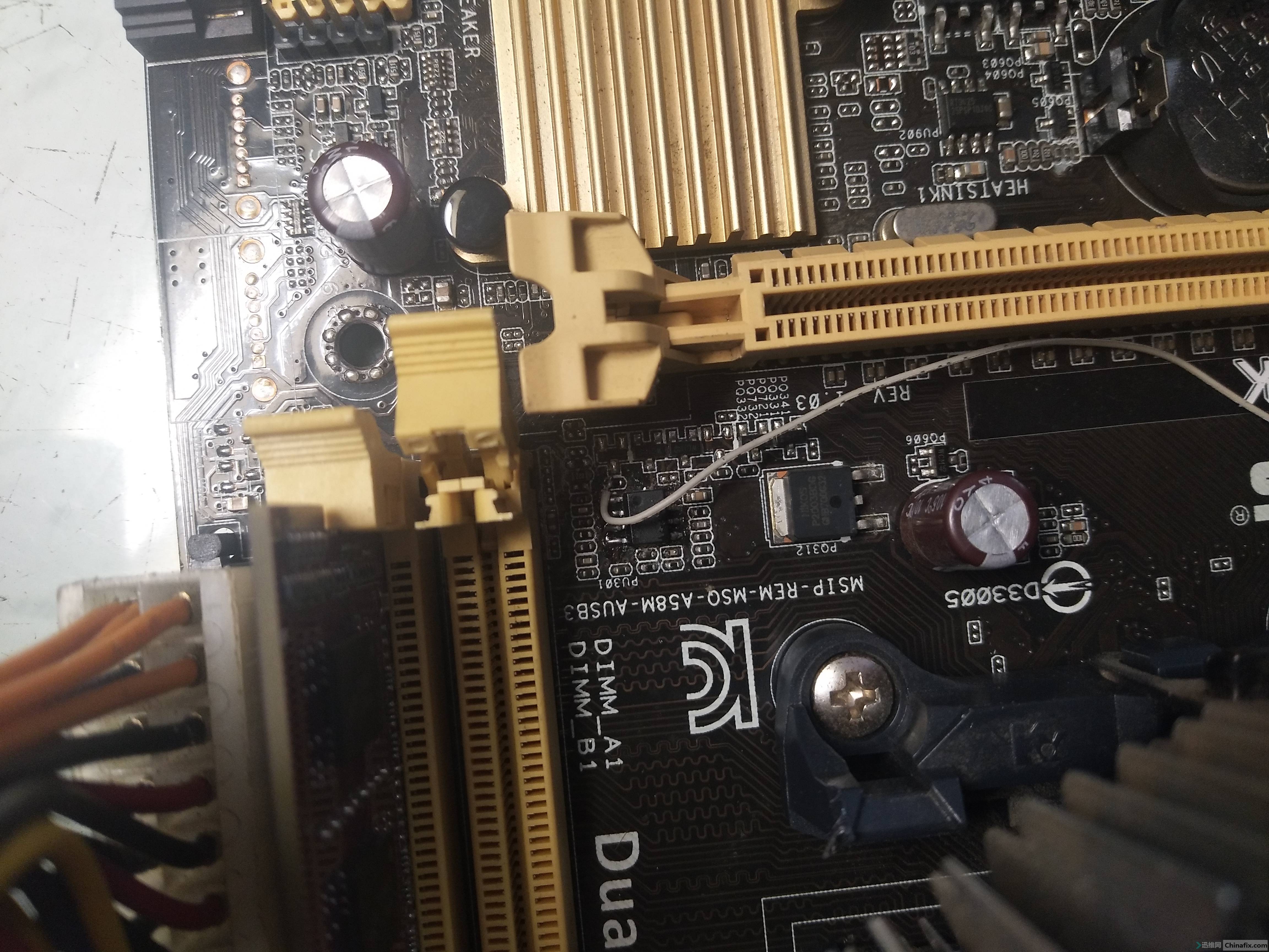 瞎修华硕a58m-k一例-迅维网-维修论坛