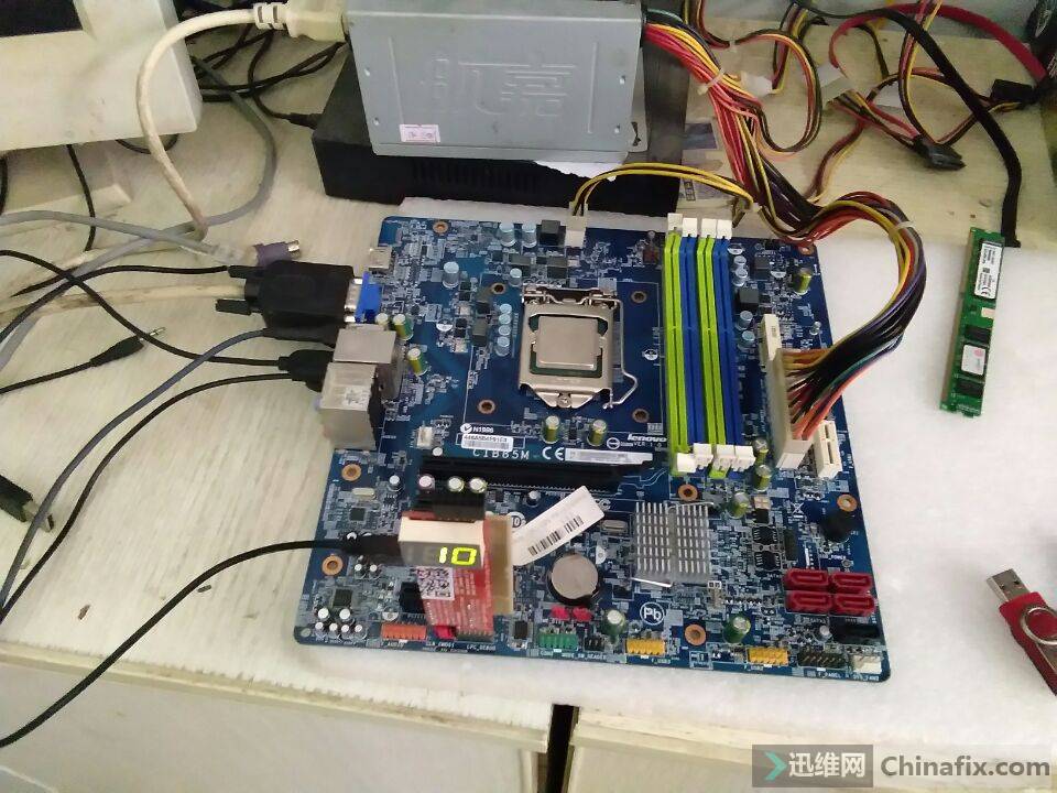 求助高手指导我的一个联想cib85m10主板开机进系统一切正常不能重启