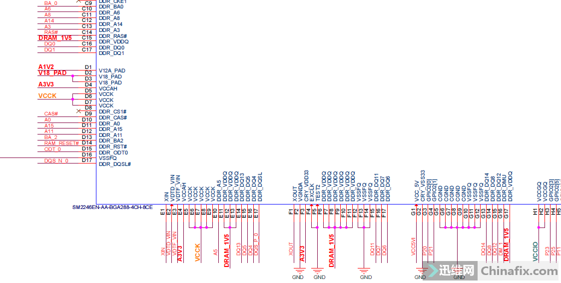 固态主控2246en原理图
