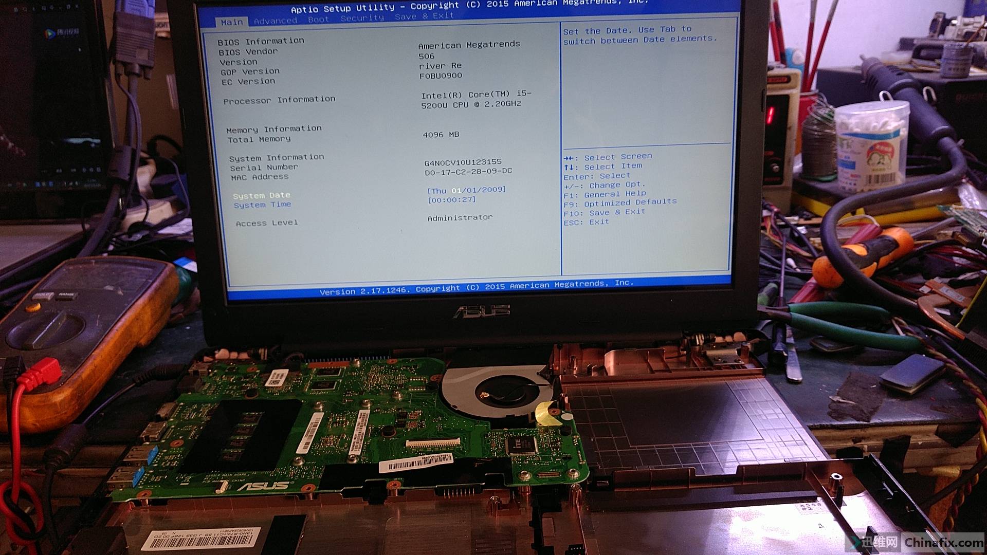 asusr557l不触发维修实例