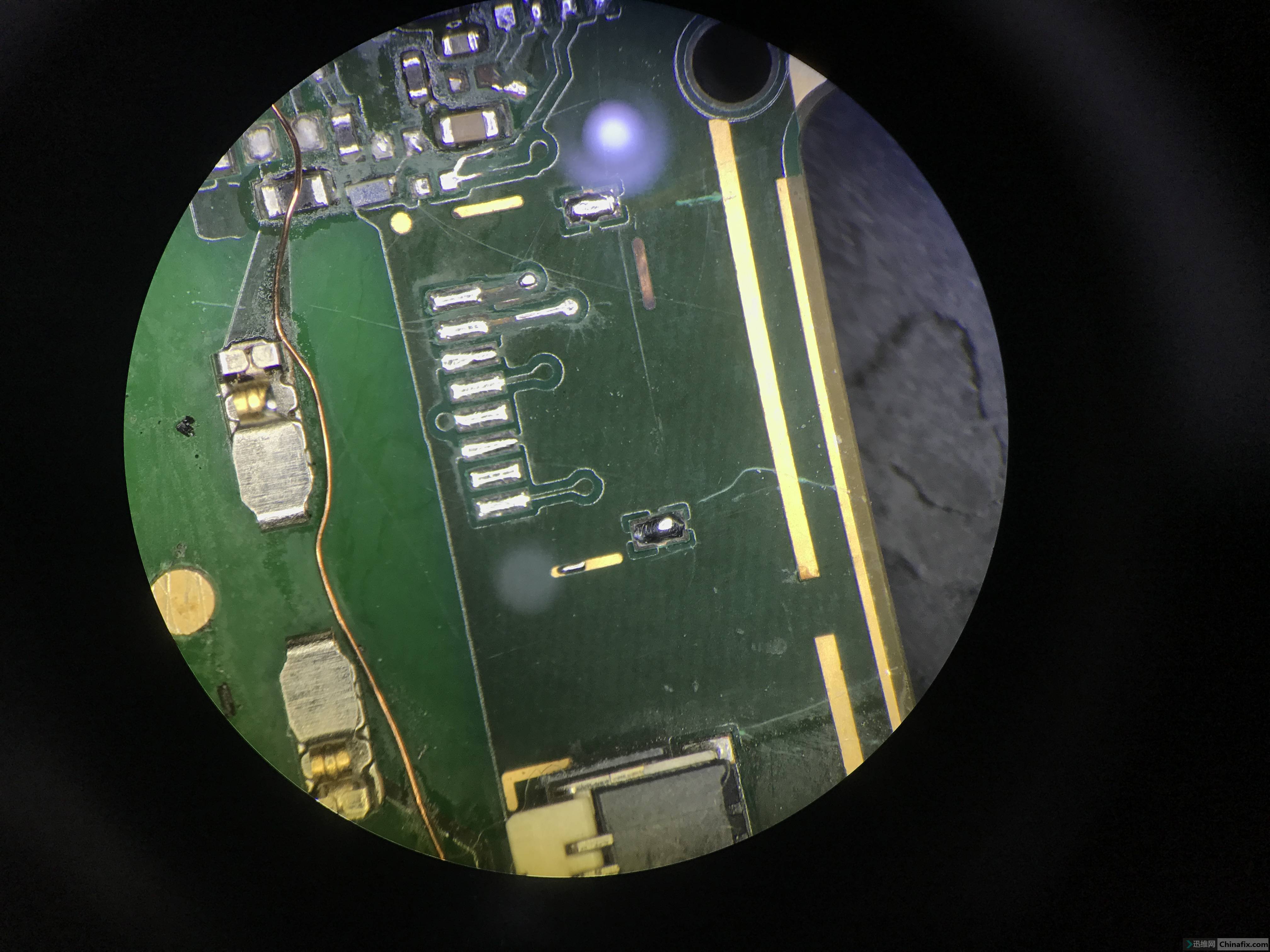 华为荣耀畅玩4x che1-cl10进水触屏失灵触摸座全部走线图