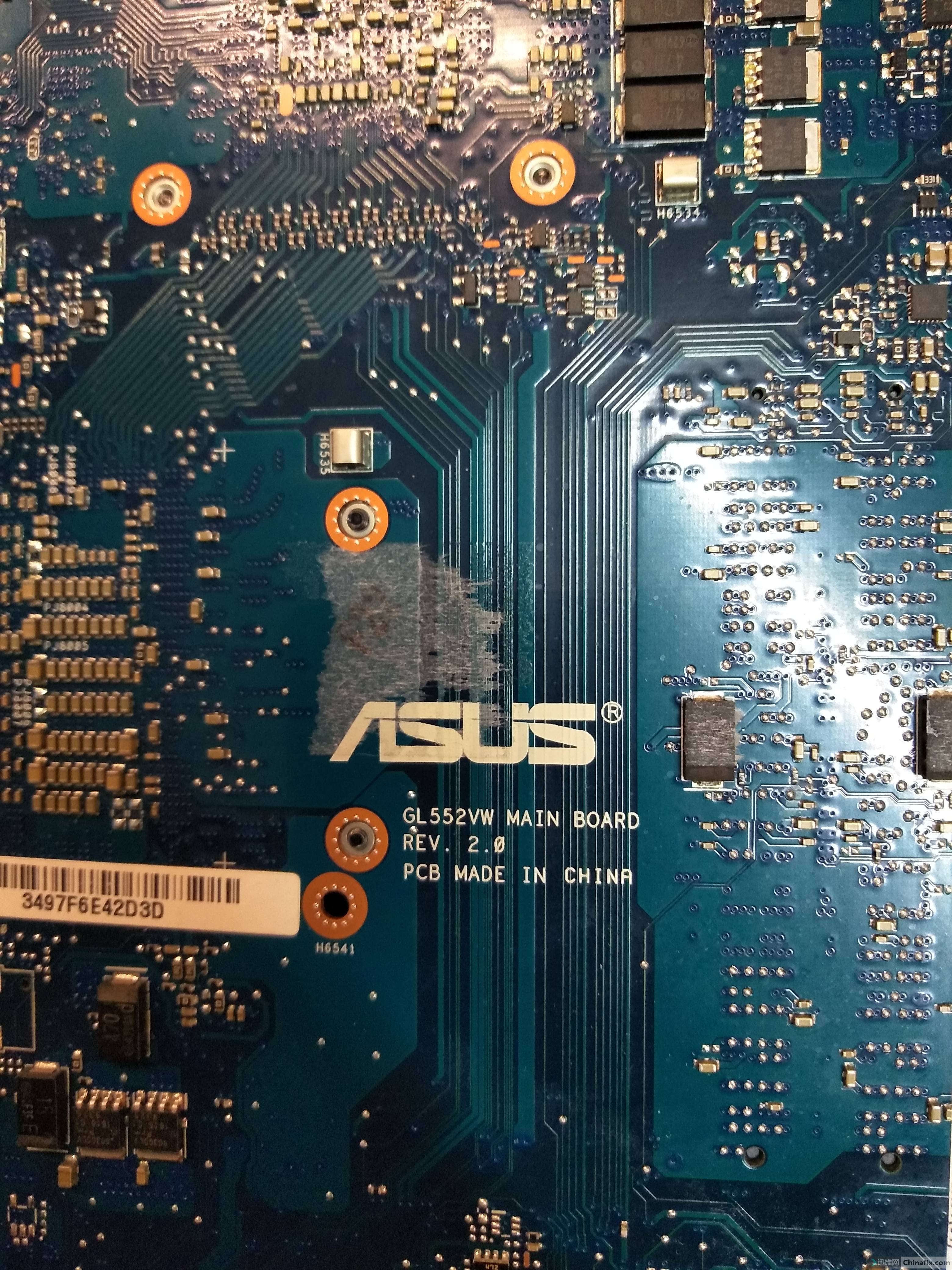 求华硕飞行堡垒fxprogl552vw20充电芯片型号