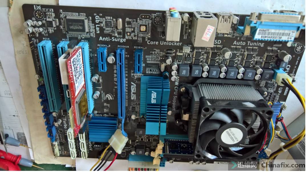 华硕m4a87t维修一例