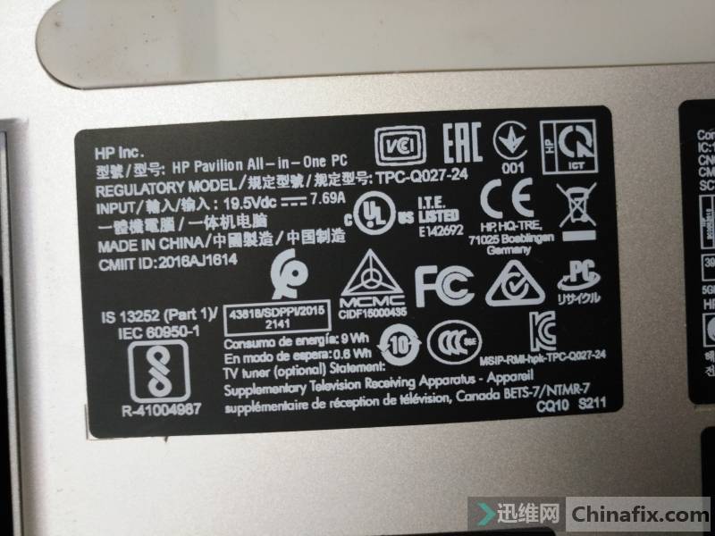 HP һ I5 ƽ̨bios TPC-Q027-24 DA0N83MB6F...