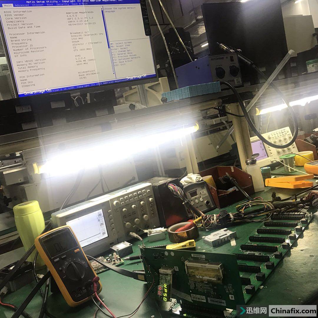 矿机板不开机维修